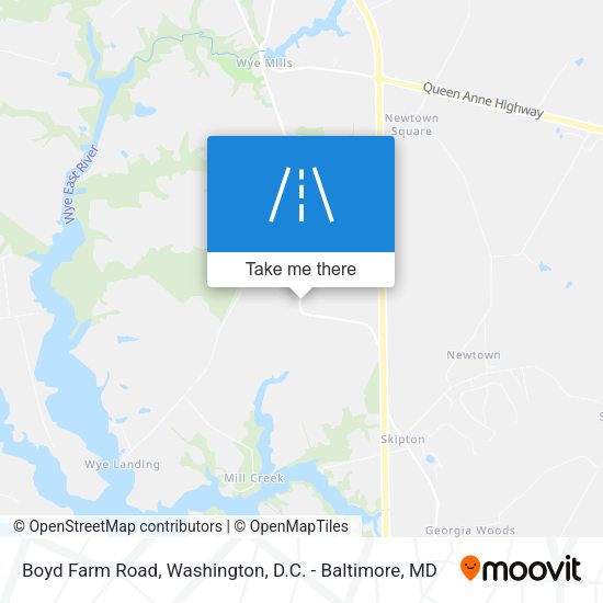 Boyd Farm Road map