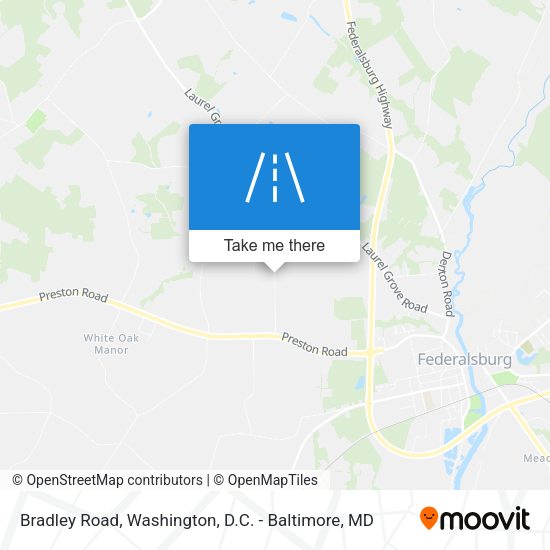 Bradley Road map