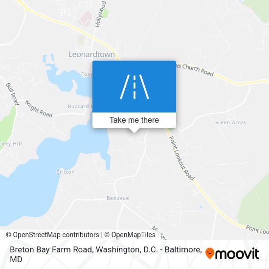 Mapa de Breton Bay Farm Road