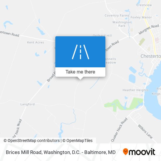 Mapa de Brices Mill Road