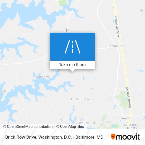 Brick Row Drive map