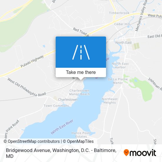 Bridgewood Avenue map