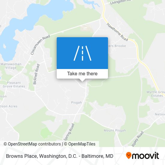 Mapa de Browns Place