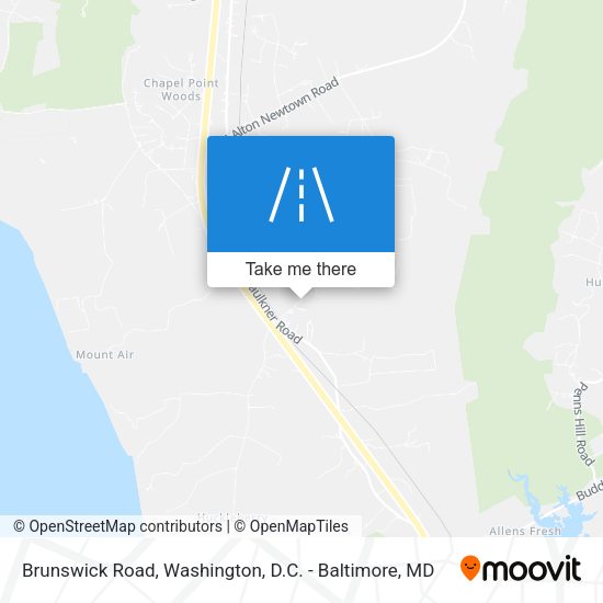 Brunswick Road map