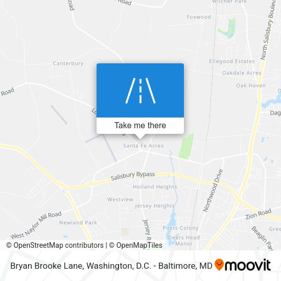 Bryan Brooke Lane map