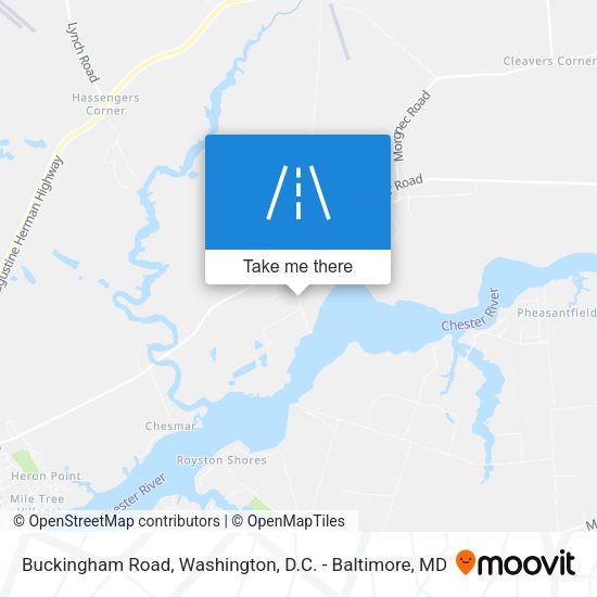 Mapa de Buckingham Road
