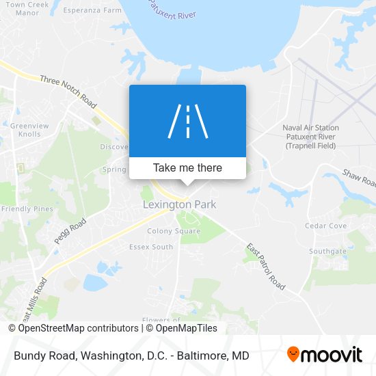 Bundy Road map