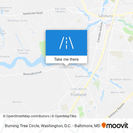 Burning Tree Circle map