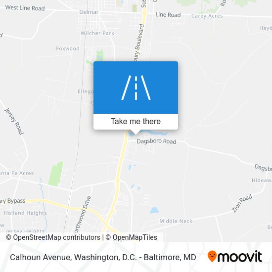 Calhoun Avenue map