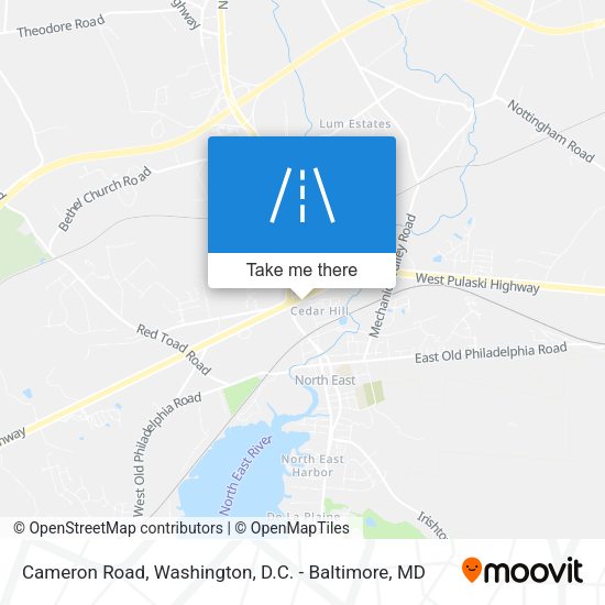 Cameron Road map