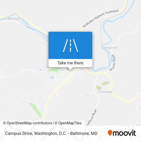 Campus Drive map