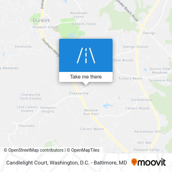 Candlelight Court map