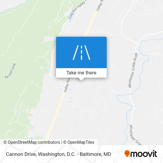 Cannon Drive map