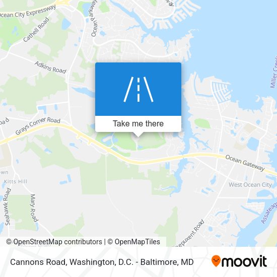 Cannons Road map