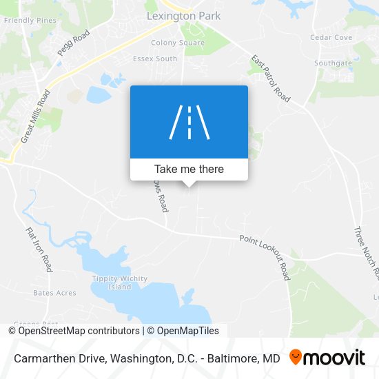 Carmarthen Drive map