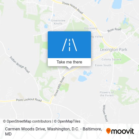 Mapa de Carmen Woods Drive