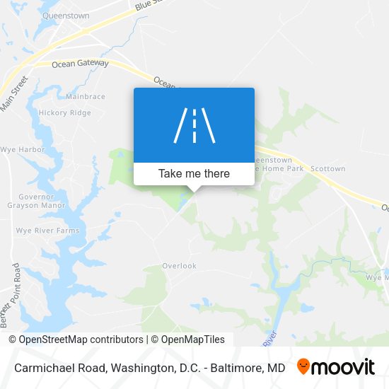 Carmichael Road map