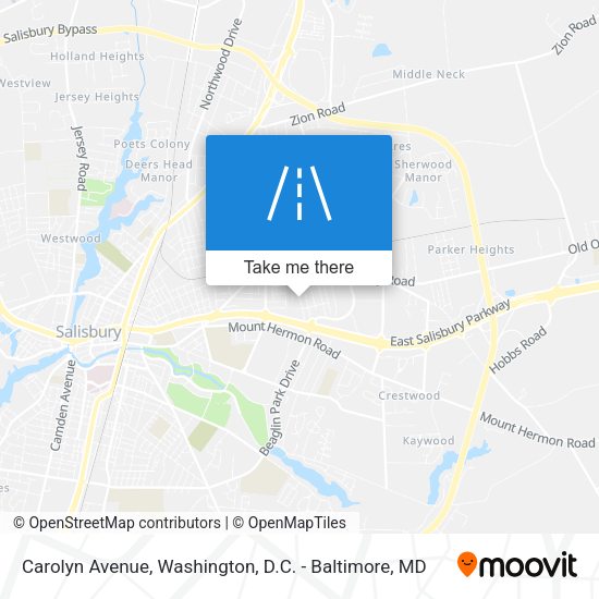 Mapa de Carolyn Avenue