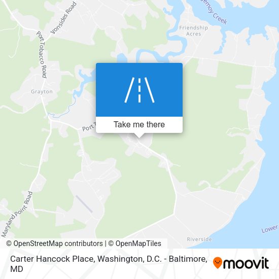 Carter Hancock Place map