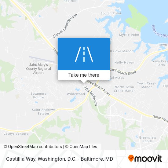 Castillia Way map
