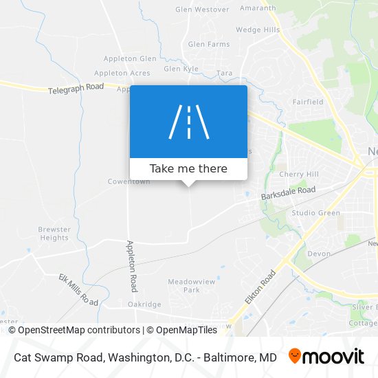 Mapa de Cat Swamp Road