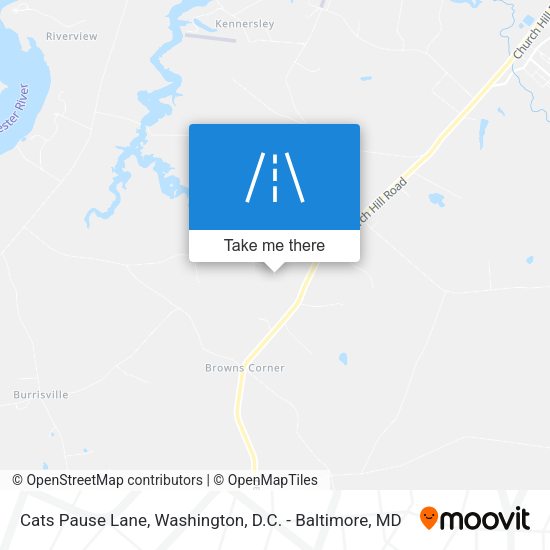 Cats Pause Lane map