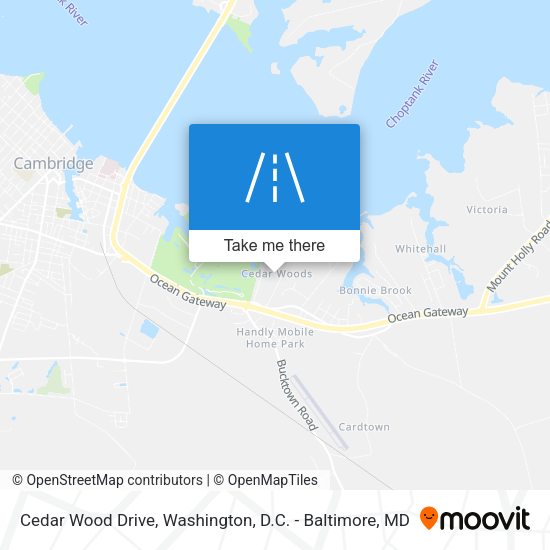 Mapa de Cedar Wood Drive