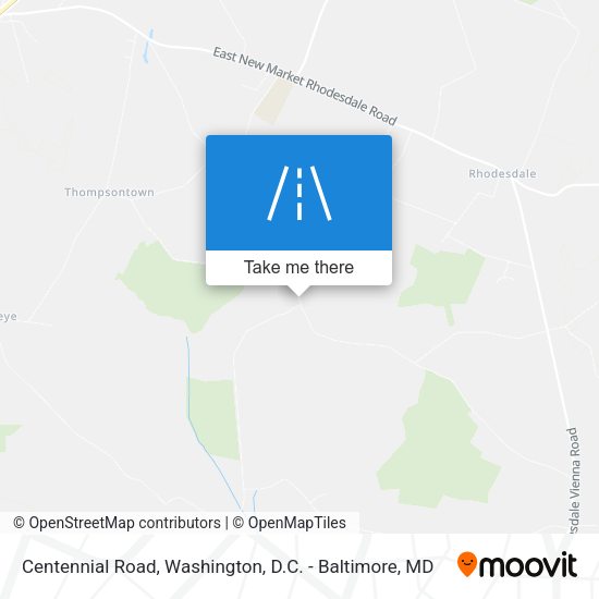 Mapa de Centennial Road