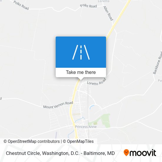 Mapa de Chestnut Circle