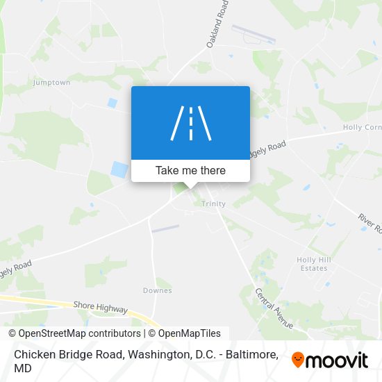 Mapa de Chicken Bridge Road