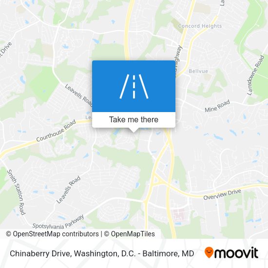 Mapa de Chinaberry Drive