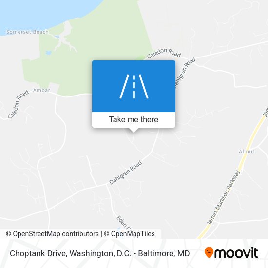 Choptank Drive map