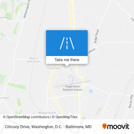 Citicorp Drive map