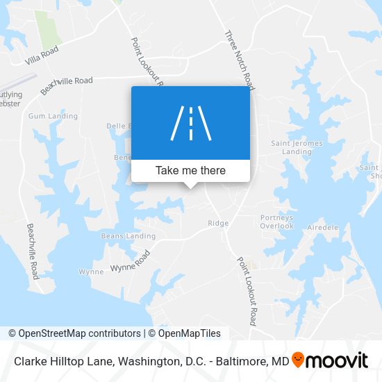Mapa de Clarke Hilltop Lane