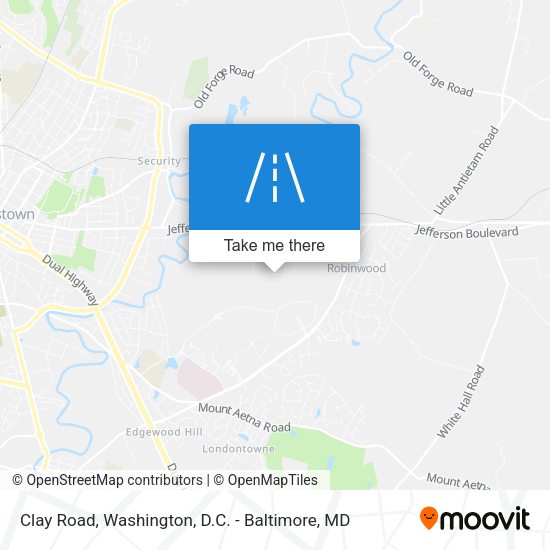 Mapa de Clay Road