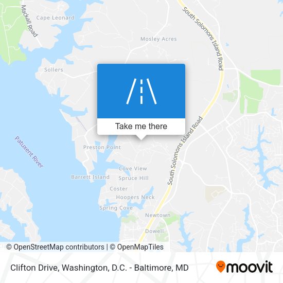 Clifton Drive map