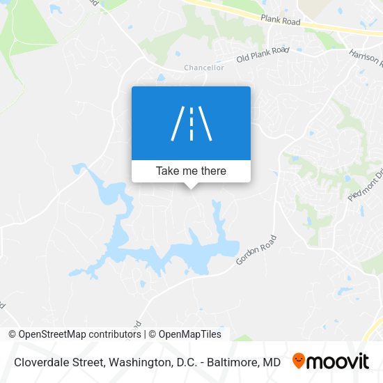 Cloverdale Street map