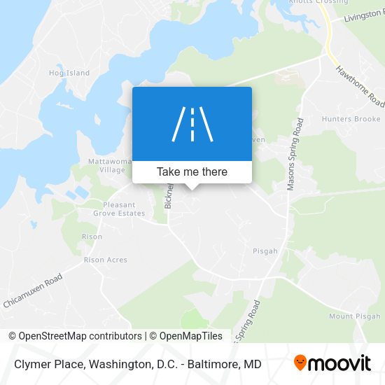 Mapa de Clymer Place
