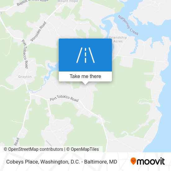 Cobeys Place map