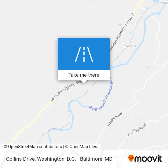 Collins Drive map