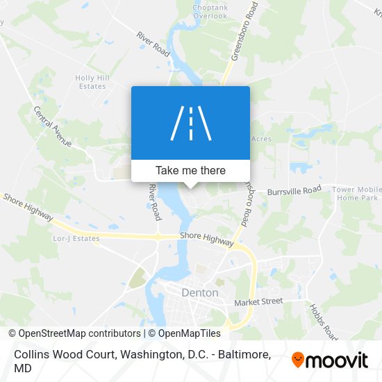 Collins Wood Court map