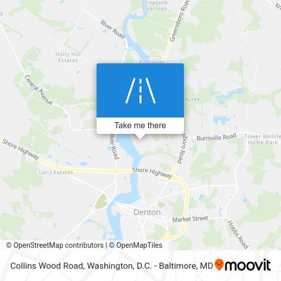 Mapa de Collins Wood Road