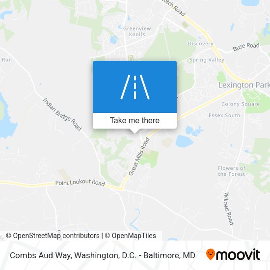 Combs Aud Way map