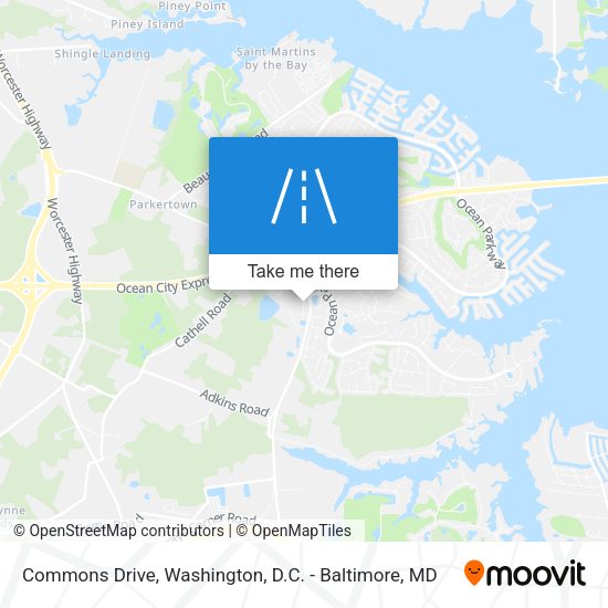 Commons Drive map
