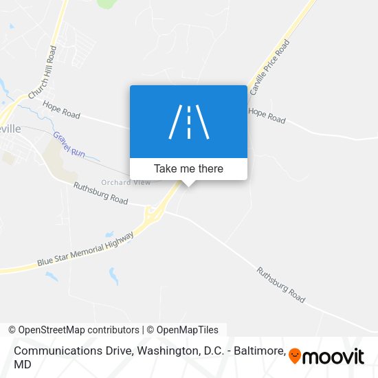Communications Drive map