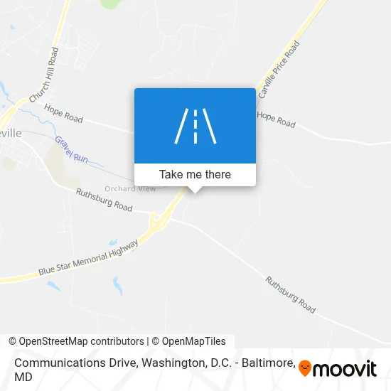 Communications Drive map