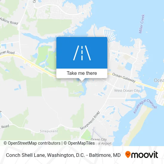 Conch Shell Lane map