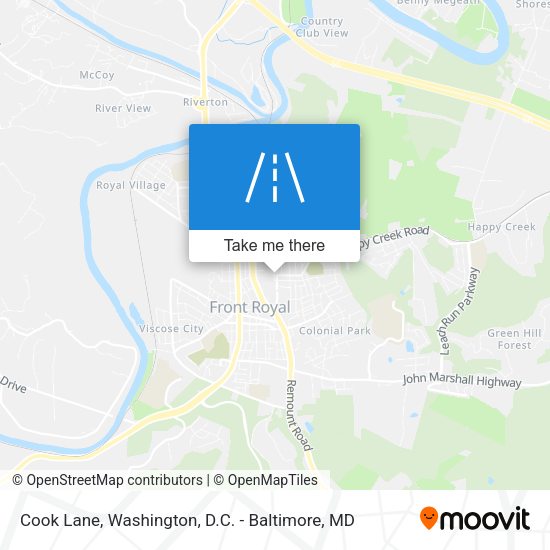 Mapa de Cook Lane