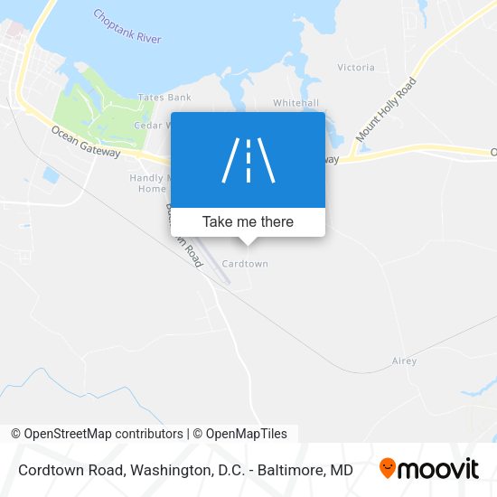 Mapa de Cordtown Road
