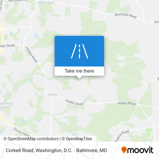 Mapa de Corkell Road